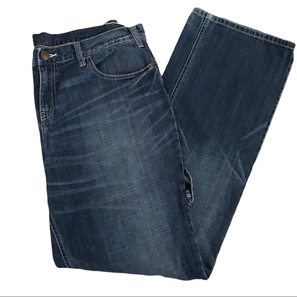London Jeans Straight Leg Carpenter Style Mid Rise Jeans Size 10